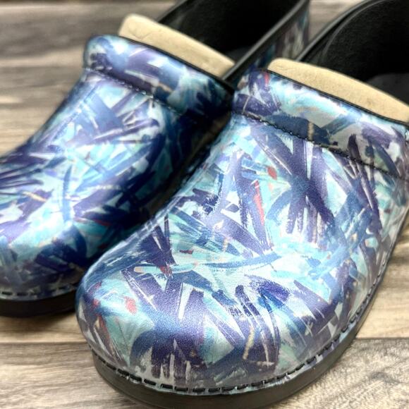 NIB Dansko 40 9.5-10 Professional Patent Leather Clogs Womens 506-130202 - Picture 4 of 11